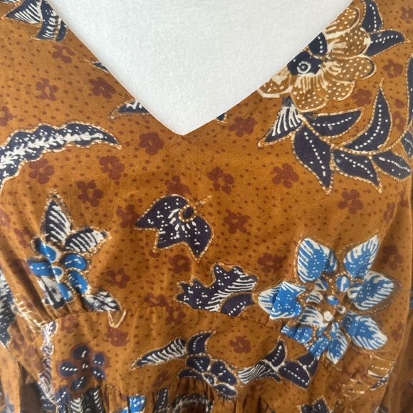 Cara Cara Millbrook Batik Brown Mini Dress - Picture 10 of 12